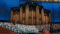 Der Tabernacle Choir at Temple Square bei der Generalkonferenz