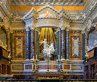 Bernini's Ecstasy of Saint Theresa Cornaro chapel in Santa Maria della Vittoria in Rome HDR.jpg