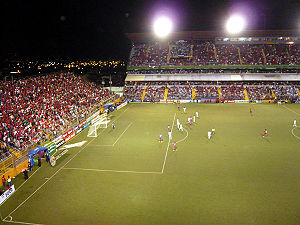 Das Estadio Ricardo Saprissa Aymá in Tibás