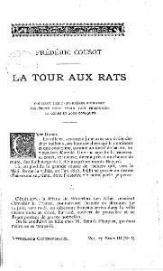 Frédéric Cousot, La Tour aux rats, 1857    