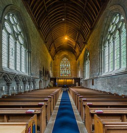 The interior looking east