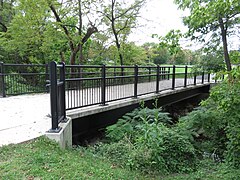 East Falls Church Park footbridge in 2017