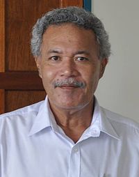 Enele Sopoaga, Prime Minister of Tuvalu from 2014.