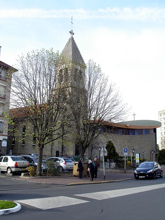 A igreja Saint-Flaive.