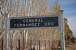 General Fernández Oro train station nomenclator