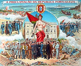 Провозглашение республики. Плакат 1910 года