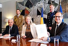 Letter of intent signed by Romania, the Netherlands, and Lockheed Martin F16 Training Letter of Intent.jpg