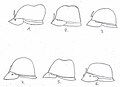 Various hachi shapes: Nari akoda Goshozan Heichozan Koseizan Tenkokuzan Zenshozan