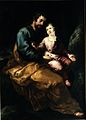 St Joseph et l'Enfant, Huile sur toile, Musée Lazaro, Madrid