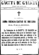 Gaceta de Galicia de Santiago, do 17/7/1885.