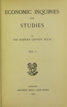 Гиффен - Экономические исследования и исследования, 1904 - 5848104.tif