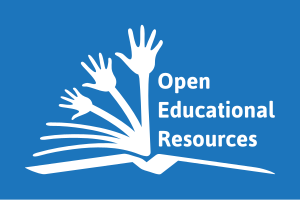 English version of Global logo for Open Educational Resources.