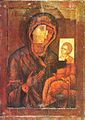 „Bohorodička Hodigitria (Sprievodkyňa)“ (z druhej strany je ikona „Svätý Juraj“)