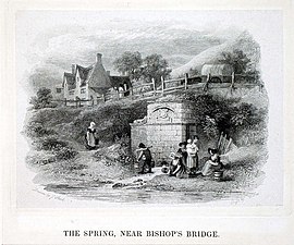 The Spring, cerca de Bishops Bridge (sin fecha), colecciones de museos de Norfolk