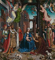 Jan Gossaert, The Adoration of the Kings, National Gallery, 1506–1516.[26]