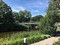 Johan-van-Valckenburgh-Brücke innerhalb des Parks Planten un Blomen