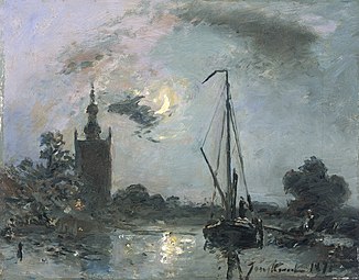 Overschie au clair de lune, 1871 Rijksmuseum, Amsterdam