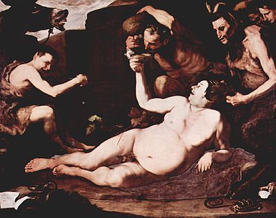 Drunken Silenus, 1626, Museo di Capodimonte, Naples