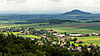 Blick vom Aussichtsturm auf dem Hochstein