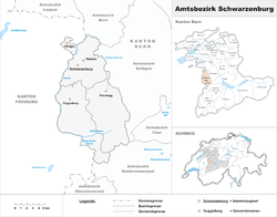 Location of Distret de Schwarzenburg