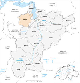 Karte von Isenthal
