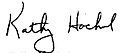 Signature of New York Governor Kathy Hochul