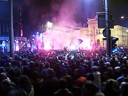 Kosovo je Srbija evening demonstration.jpg