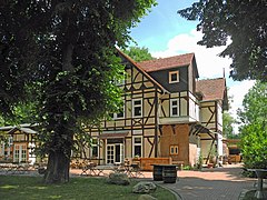 Haus Burglehn am Ort der alten Slawenburg