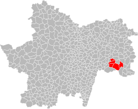 Localisation de Communauté de communes du canton de Montpont-en-Bresse