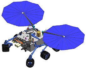 Компьютерная модель марсохода Mars Astrobiology Explorer-Cacher