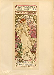 Affiche par Alfons Mucha.