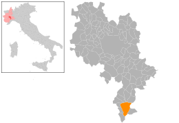 Roccaverano - Localizazion