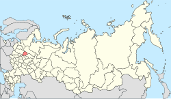 Oblast' di Jaroslavl' - Localizzazione