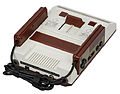 Rear view of the Famicom.