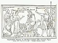 Offa et son père le roi Varmund (illustration du Vitae duorum Offarum de Matthieu Paris, Cotton ms. Nero D I).