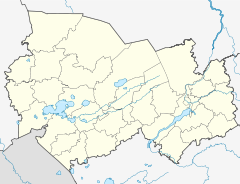 Mapa lokalizacyjna obwodu nowosybirskiego