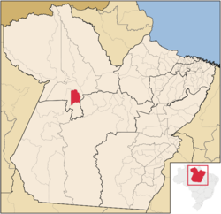Localização de Mojuí dos Campos no Pará