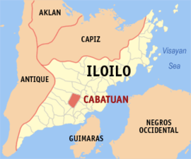 Cabatuan na Iloilo Coordenadas : 10°53'N, 122°29'E