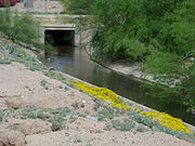 The Old Crosscut Canal built adjacent to the Pueblo Grande Ruin in Phoenix.
