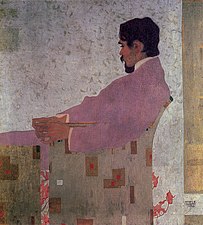 Portret Antona Peške, (1909) Egon Šile