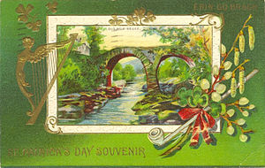 English: Postcard: "St. Patrick's Day Sou...