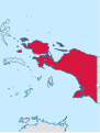 La província d’Irian Jaia puèi Papoa: la Nòva Guinèa Occidentala ocupada per Indonèsia de 1969 a 2003.
