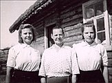 Эстонская семья Ряммер (Rämmer), деревня Яновы Заходы (Солна)