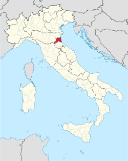 Ravennate - Localizzazione