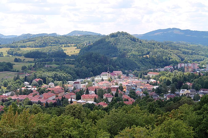 Rožnov pod Radhoštěm : vue générale.