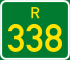 Regional route R338 shield