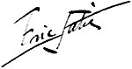 Ericus Satie: subscriptio