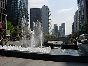 Cheonggyecheon, Seoul, South Korea