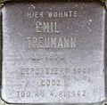 Stolperstein für Emil Treumann (Kaesenstraße 24)