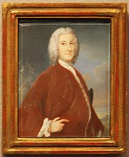 Christian Ludvig Holler (död 1769), landssekreterare. Nationalmuseum, Stockholm.